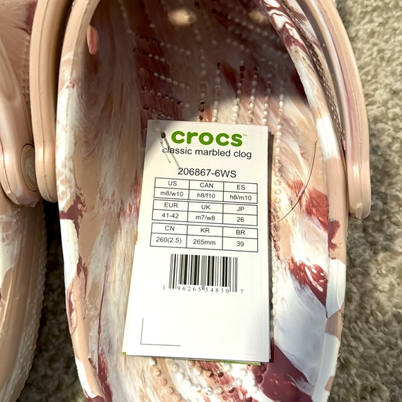 Crocs Women’s Classic Marbled Clog - Picture 2 of 3